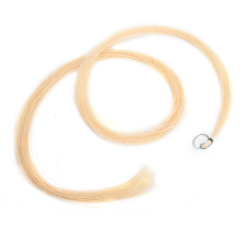 White violin bow hair - white,