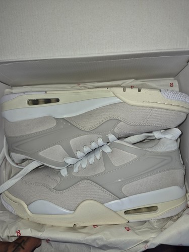 Jordan 4rm cream coloured size - cream,