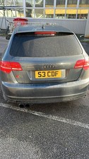 S3CDF private / special car registration Number Plate On Retention Certificate