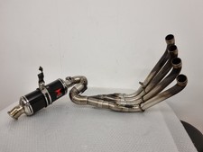 Honda Cb650r Complete Low Level Exhaust System Black Widow