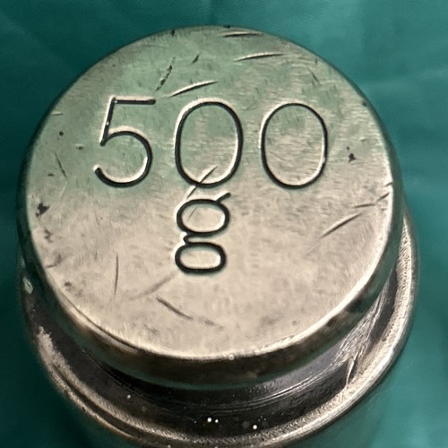 500g brass pharmacy weight - 500g,