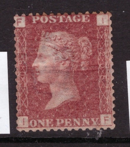 1858 penny red sg43 - qv,