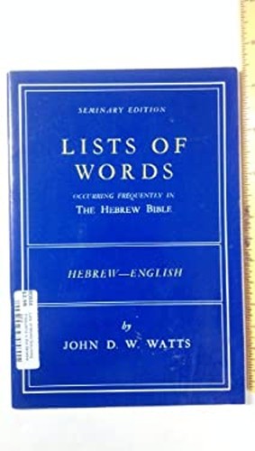 Lists words occurring - of,