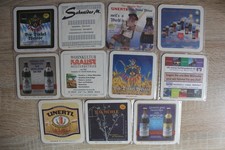 11 different beer mats BREWERY