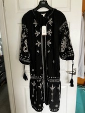 Monsoon Samya Embroidered Dress Size Large Stunning
