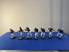 BEAU GESTE SET OF 7 FRENCH FOREIGN LEGION FIGURES 1863. 54MM LEAD FIGURES