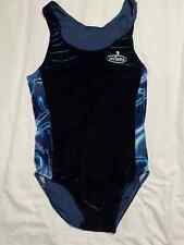 Milano Boys Gymnastics Leotard Velour Navy 32” Age 11-12 Used (Rarely)