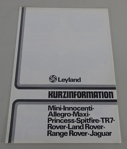 Model overview british leyland - model,