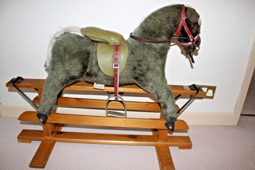 Vintage rocking horse - rocking, by