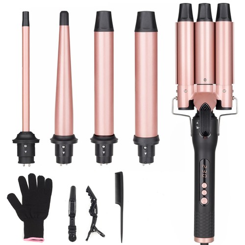 Curling wand set with 3 - wand,