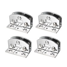 4pcs Glass Hinge Adjustable