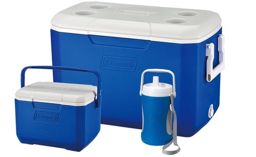 Coleman piece blue cooler - 3,