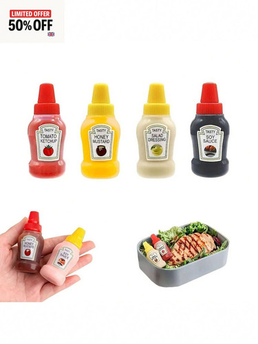 4pcs mini tomato ketchup - 4pcs,