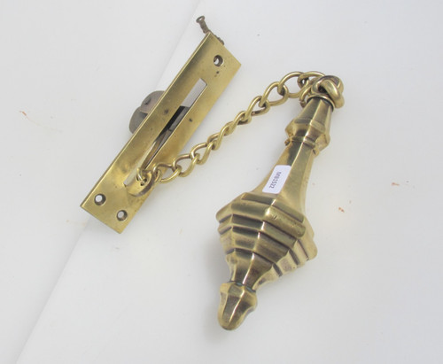 Victorian brass door bell pull - victorian,