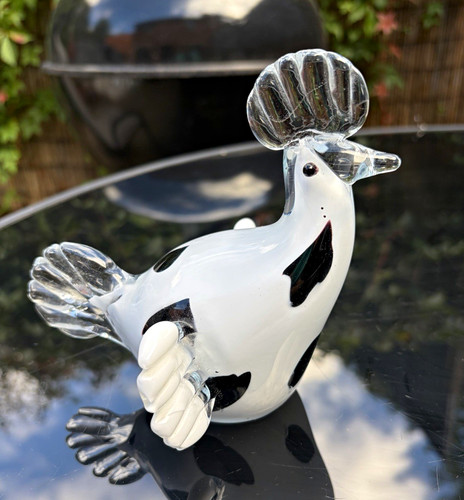Art glass rooster - glass, –