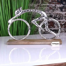 Moda Metal Cyclist Ornament 35cm Home Decor Sports Gift Bicycle