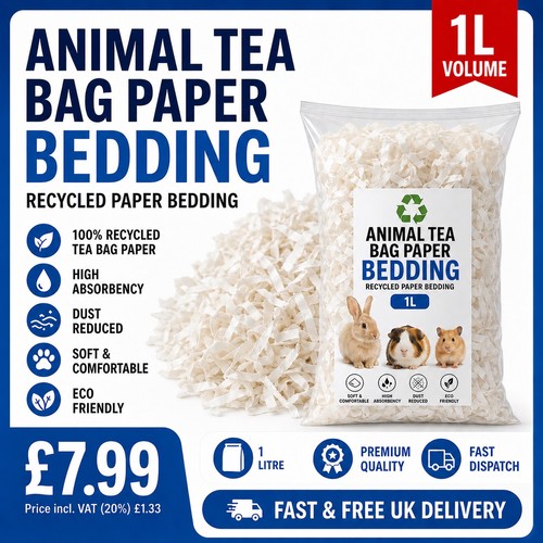 Shredded teabag paper pet - 1l,