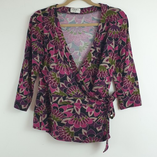 Kaliko wrap top ladies size - wrap, 14