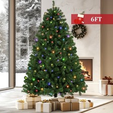6ft pre lit christmas tree - 6ft,