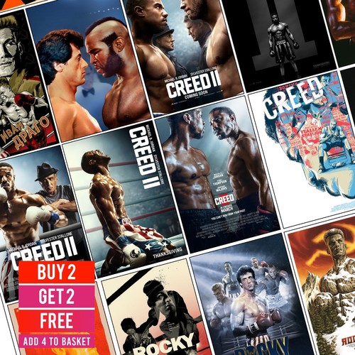 Rocky boxing gym - boxing, print