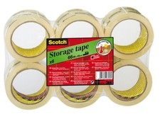 1, 6, 12, 36, 72, 108 ROLLS 3M SCOTCH CLEAR PACKING TAPE  66M X 48MM + FREE 24h