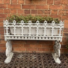 Cast Iron look, Garden Jardiniere Plant Container. Garden Planter.