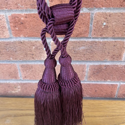 Large twin tassel curtain - tassel,