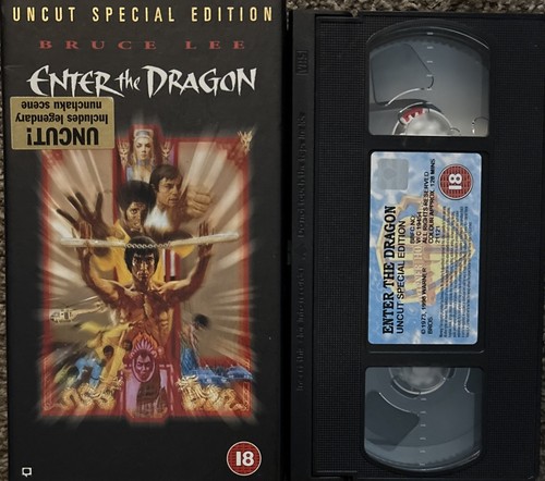 Enter the dragon vhs - enter, box