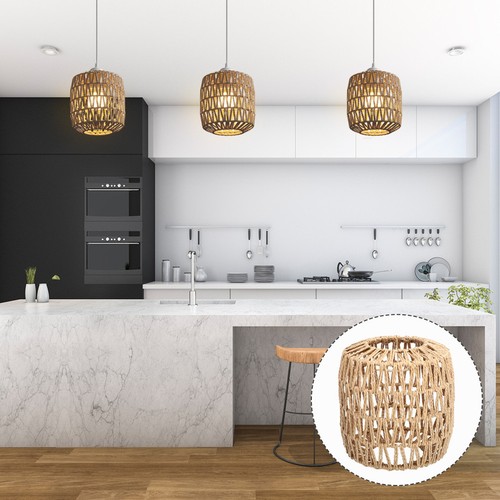 Boho lamp shade wicker - lamp,