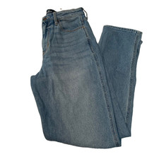 HOLLISTER JEANS MOM 27 W 27 L Blue High Rise Tapered Womens Stonewash Retro