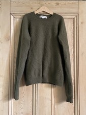 UNIQLO INES DE LA FRESSANGE KHAKI GREEN CASHMERE JUMPER SWEATER SZ XS/S PLS READ