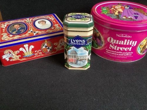 Vintage tins set 3 - vintage,