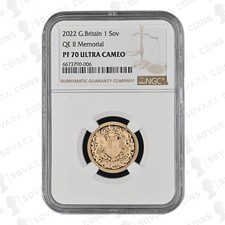 2022 Memorial Gold Proof Sovereign PF70 Ultra Cameo