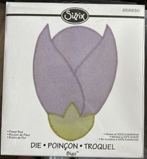 Sizzix Bigz Die Flower Bud Tulip 658630 Crafting Die Cutter Spring New Unused