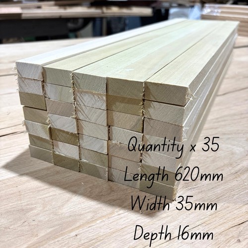 Planed tulipwood offcuts - planed,