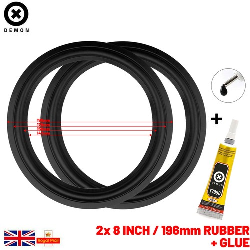Inch 196mm black rubber - inch,