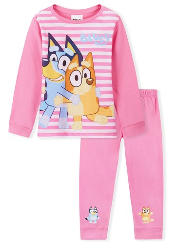 Blue girls pyjamas long - girls,