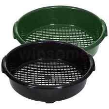 Large Plastic Riddle Sieve Compost Soil Stone Mesh Garden Sifter Tool 37cm DIY