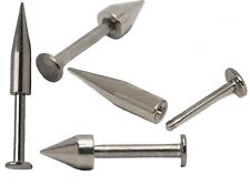 LONG CONE LABRET SPIKE CHIN LIP EAR LABRET MONROE STUD STUDS BAR TAPER 2X