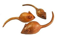 treehouse Set of 3 Hand Carved