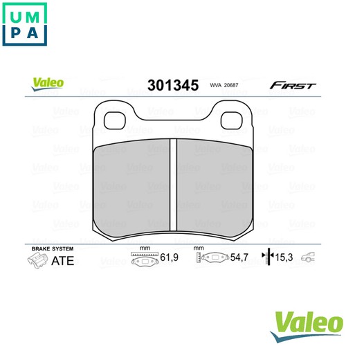 Brake pad set disc - pad,