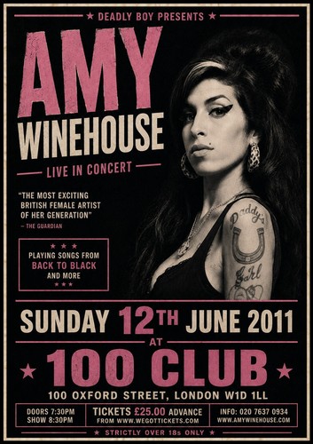 Amy winehouse 2011 - 100, club