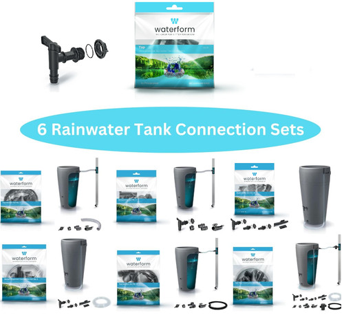 Rainwater tank connector kit - connector,