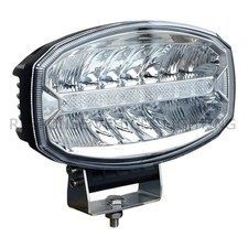 FULL LED SPOT LIGHT LINER POSTION MARKER LIGHT R10 Jumbo Oval BLACK 9.5'' 12/24V