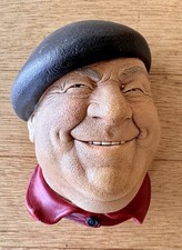 Bosson Chalkware Head, 'Pierre', superb condition.