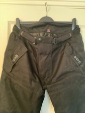 Universal Motorcycle Padded Textile Trousers Armour To The Knees