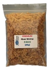 River Shrimp Tropical Fish Turtle Terrapin Treat Food Premium Aquarama® -1 x 25g