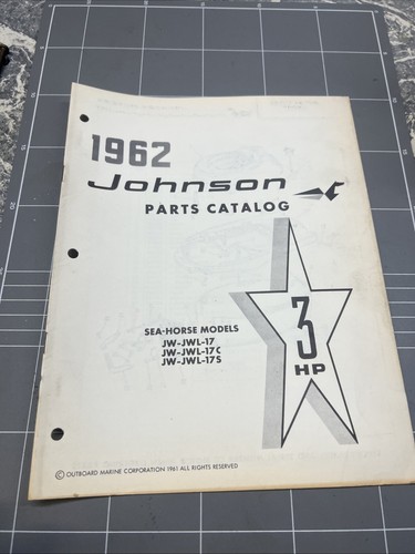 Vintage parts catalog - catalog, johnson