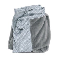 Furhaven Sofa Dog Bed Cover - Plush & Diamond Print Nest Top GREY - Large £29rrp