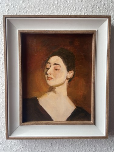Oil painting portrait a - painting,